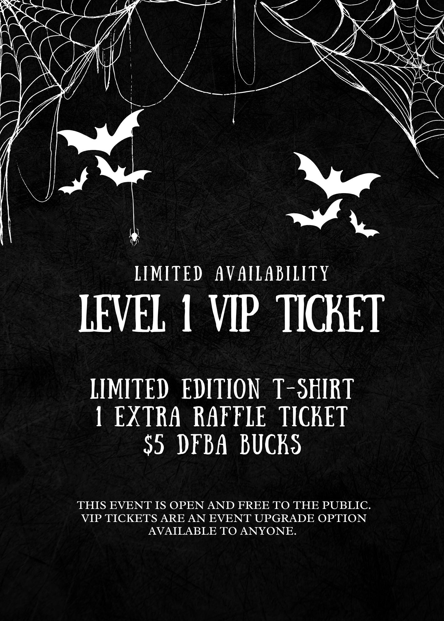 Witchy Night Out VIP Ticket: LEVEL 1