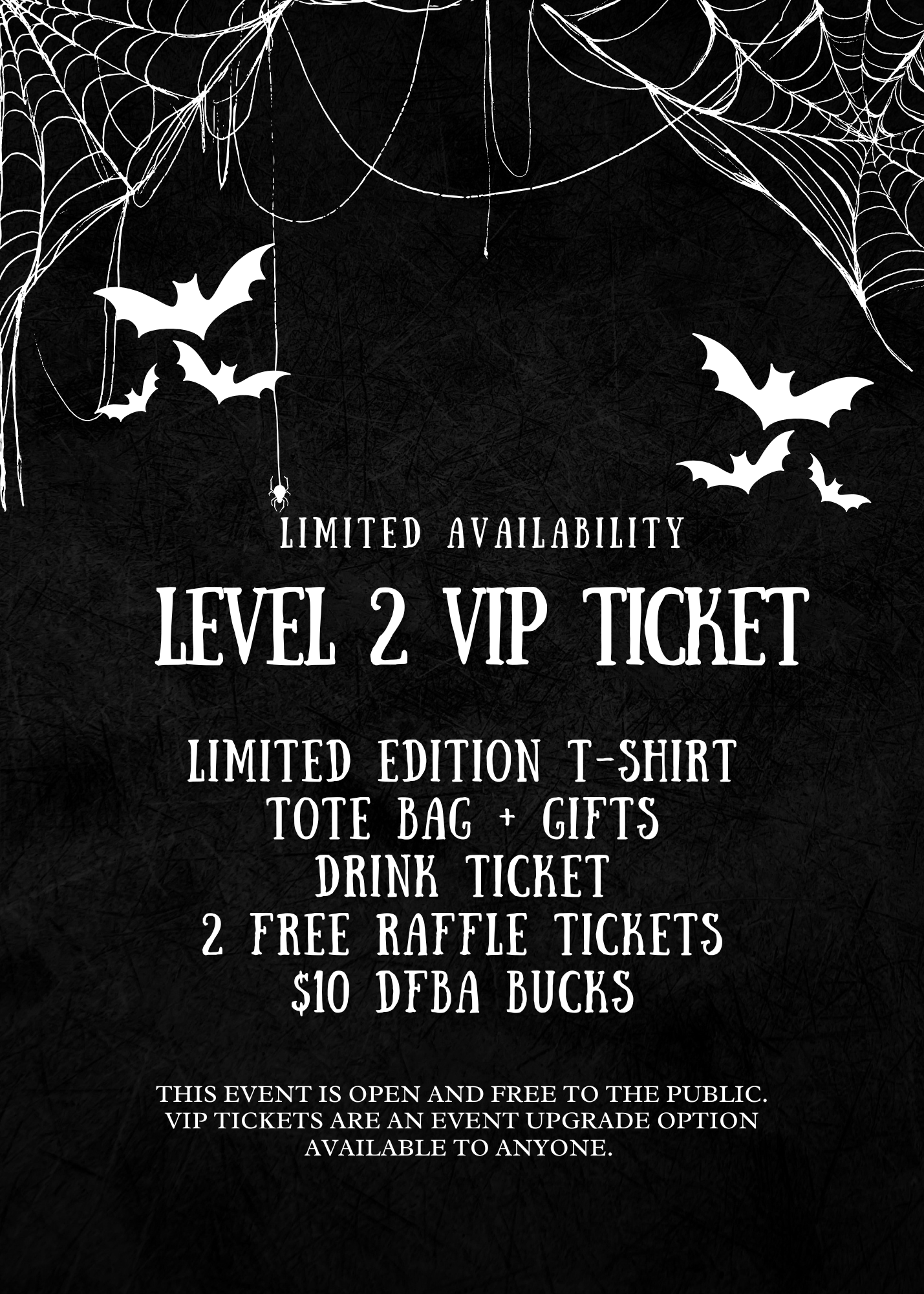Witchy Night Out VIP Ticket: LEVEL 2